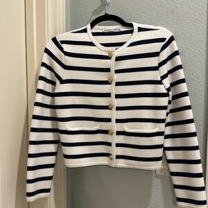 Abercrombie striped jacket